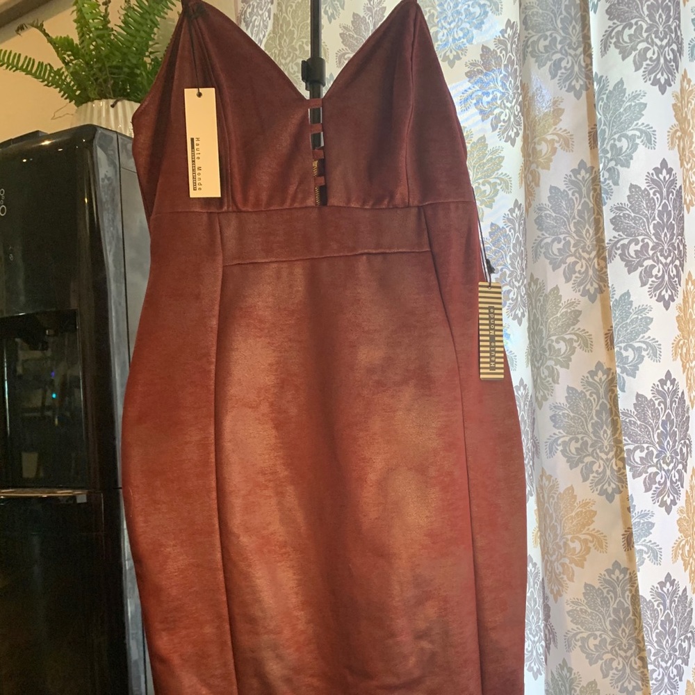 Maroon cocktail Dress